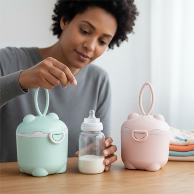 boite doseuse lait fermeture securisee