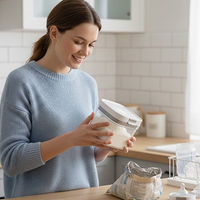 boite doseuse lait ouverture large