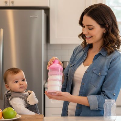 boite doseuse lait systeme de distribution par entonnoir