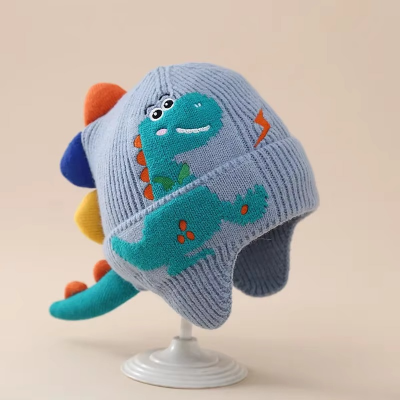 bonnet bebe bleu clair