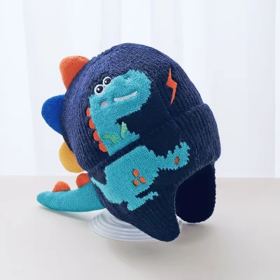 bonnet bebe bleu fonce