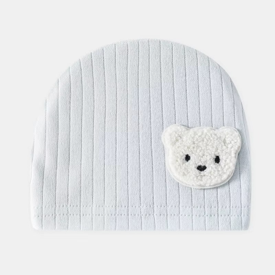 bonnet bebe bleu