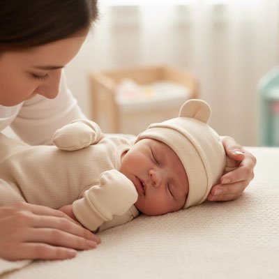 bonnet bebe bord cotele souple