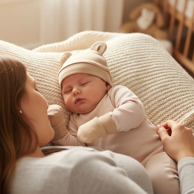 bonnet bebe coloris doux