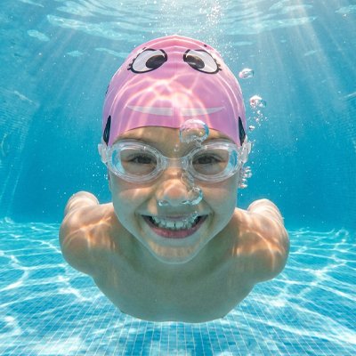 bonnet de bain enfant design en forme d animal marin