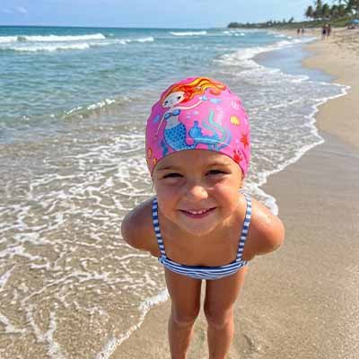bonnet de bain enfant  elasticite optimale