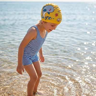 bonnet de bain enfant utilisation polyvalente
