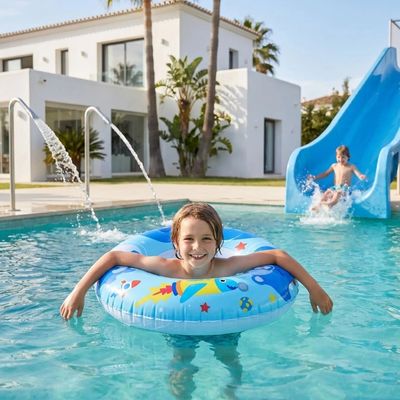 bouee enfant cercle bleu