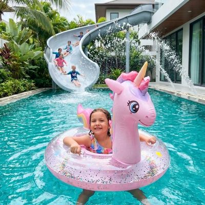 bouee enfant rose baignade