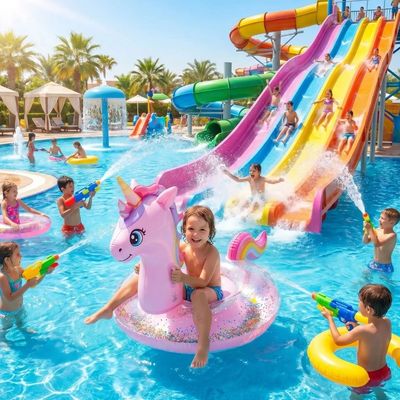 bouee enfant rose exterieure