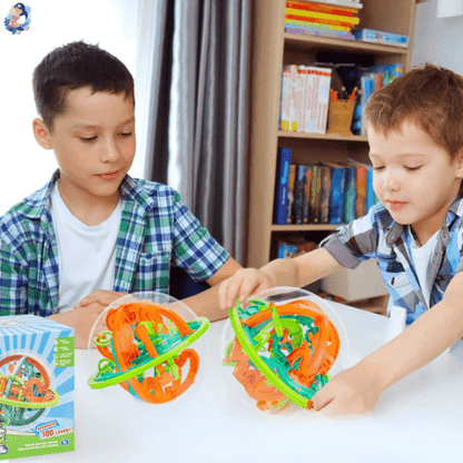 Boule labyrinthe magique en 3D MAZE BALL™ : Le défi qui captive petits et grands - bebemam.com