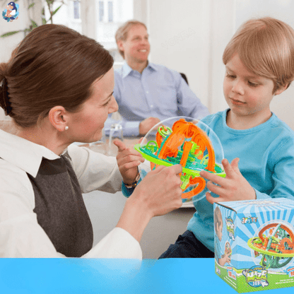 Boule labyrinthe magique en 3D MAZE BALL™ : Le défi qui captive petits et grands - bebemam.com