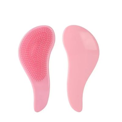 brosse a cheveux rose clair