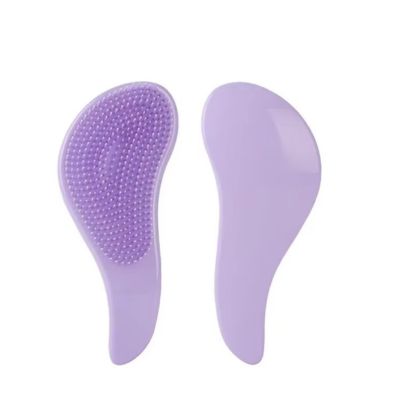 brosse a cheveux violet