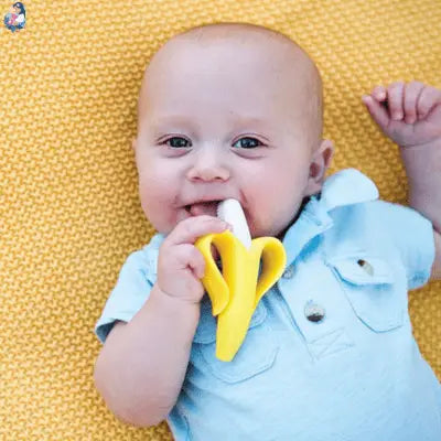 Brosse à dent bébé banane Safe Toddle™