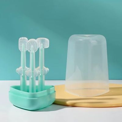 brosse a dent bebe bleu ciel