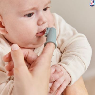 brosse a dent bebe mushie brossage en toute securite