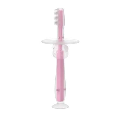 brosse a dent bebe rose