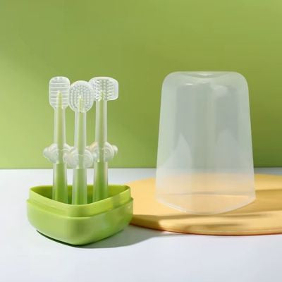 brosse a dent bebe vert