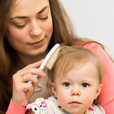 brosse cheveux pour bebe poils naturels ultra-doux