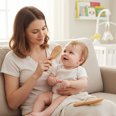 brosse cheveux pour bebe sans substances nocives pour la peau délicate