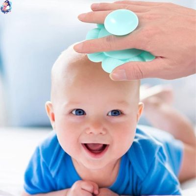 brosse cheveux pour bebe shower brush massage doux