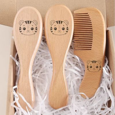 brosse cheveux pour bebe tigre