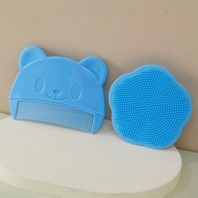 brosses cheveux pour bebe bleu