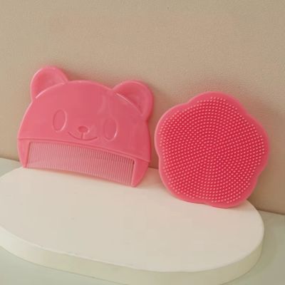 brosses cheveux pour bebe rose