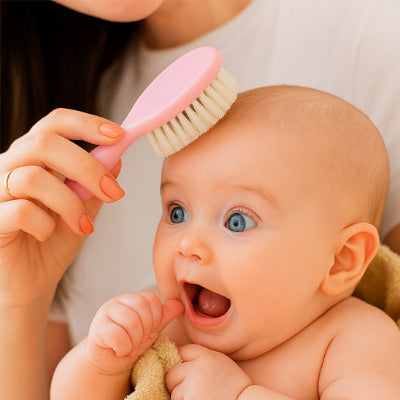 brosses cheveux pour bebe stimulation du cuir chevelu