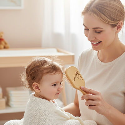 brosses cheveux pour bebes stimulation du cuir chevelu