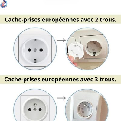 Cache prise bébé SAFETY - bebemam.com