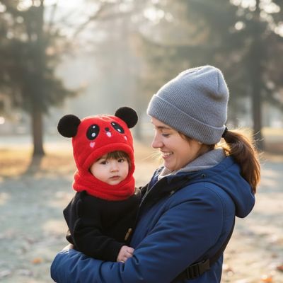 cagoule bebe matiere douce et chaude