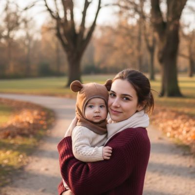cagoule pour bebe sans coutures irritantes
