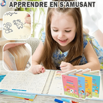 Cahier d'apprentissage MAGIEBOOK™ - bebemam.com