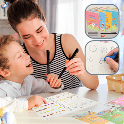 Cahier d'apprentissage MAGIEBOOK™ - bebemam.com