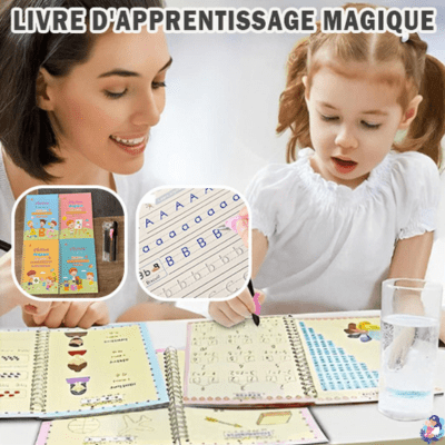 Cahier d'apprentissage MAGIEBOOK™ - bebemam.com