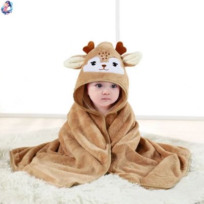 cape de bain bebe ultra douce systeme d attache facile