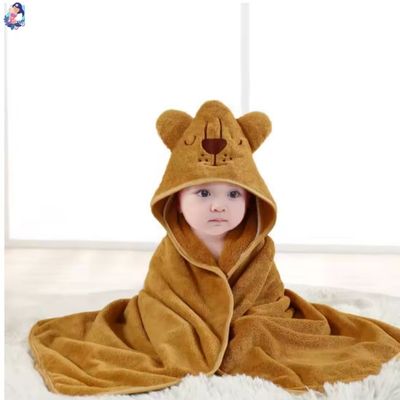 cape de bain bebe ultra douce utilisation simplifie