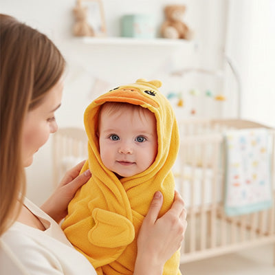 cape de bain bebe utilisation pratique