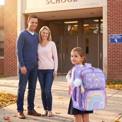Cartable fille | Ergonomique et coloré