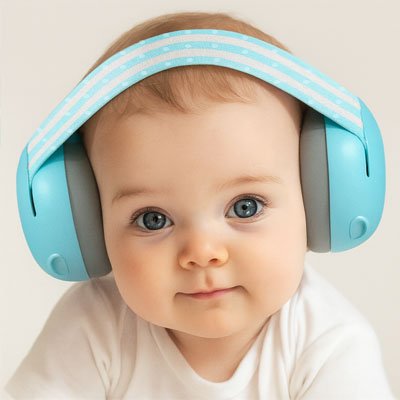 Casque anti bruit bébé | Turquoise