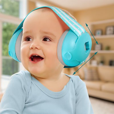 Casque anti bruit bébé | Turquoise