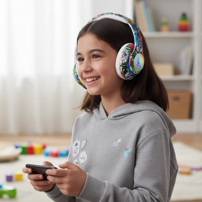 casque audio enfant adapte aux mouvements des enfants
