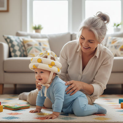 casque bebe jaune