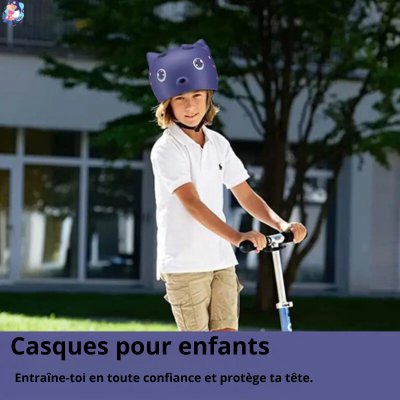 Casque vélo enfant CHATON - bebemam.com