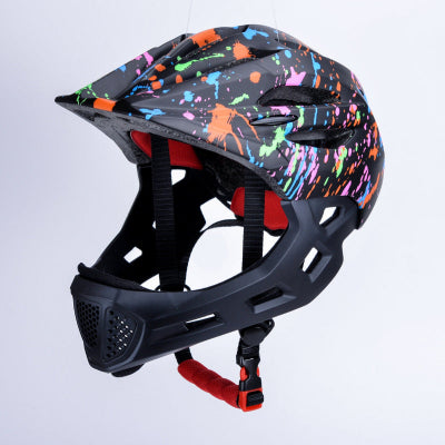 casque velo enfant noir