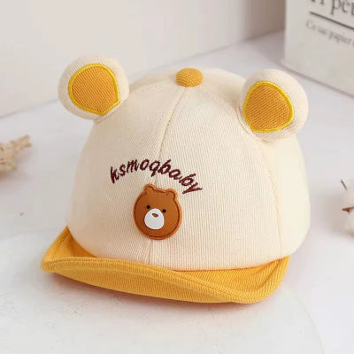 casquette bebe jaune
