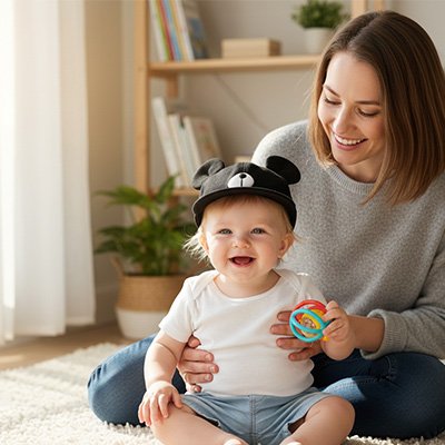 casquette bebe visiere protectrice