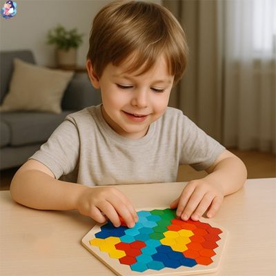 casse tete en bois tangram en toute autonomie